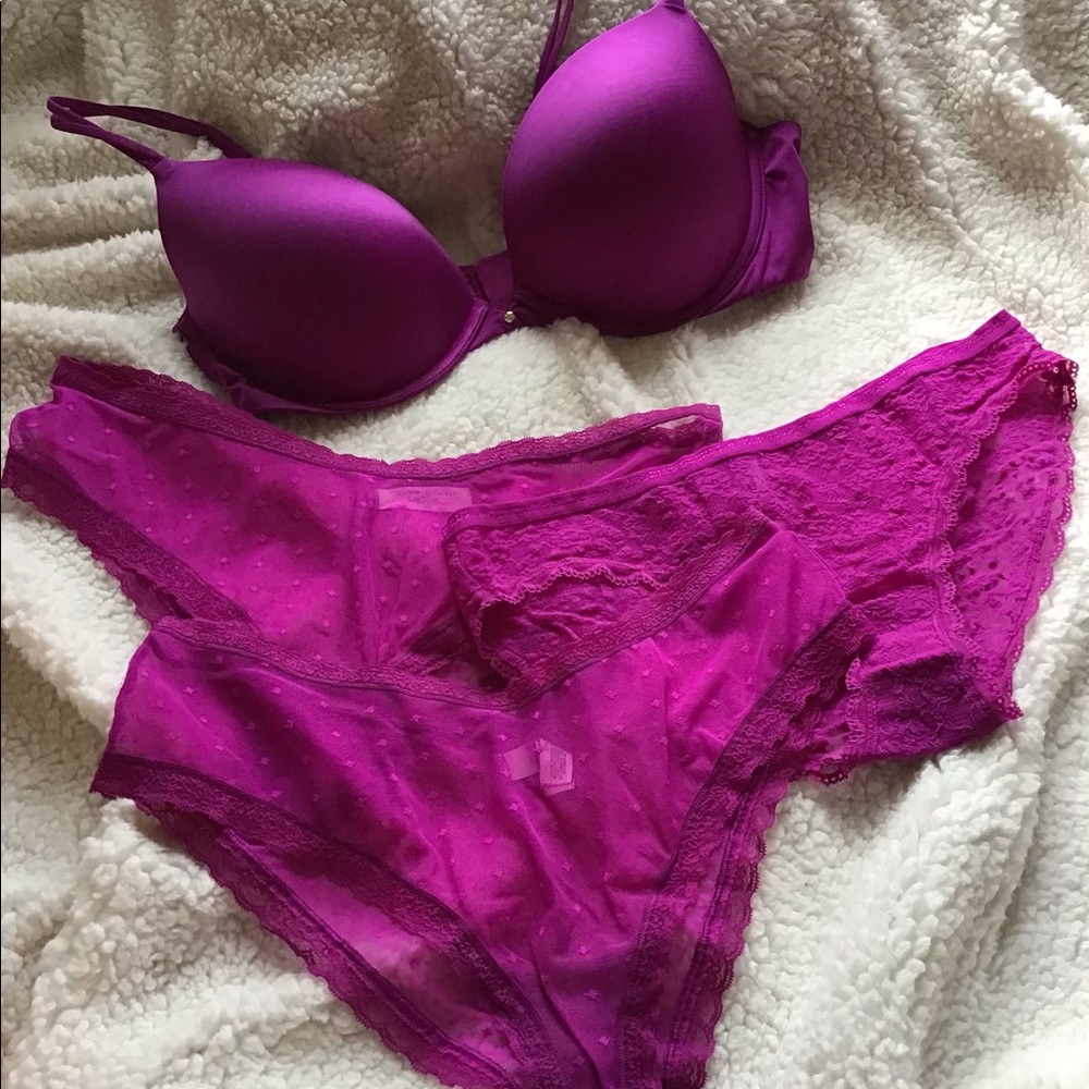 Bras and matching panties